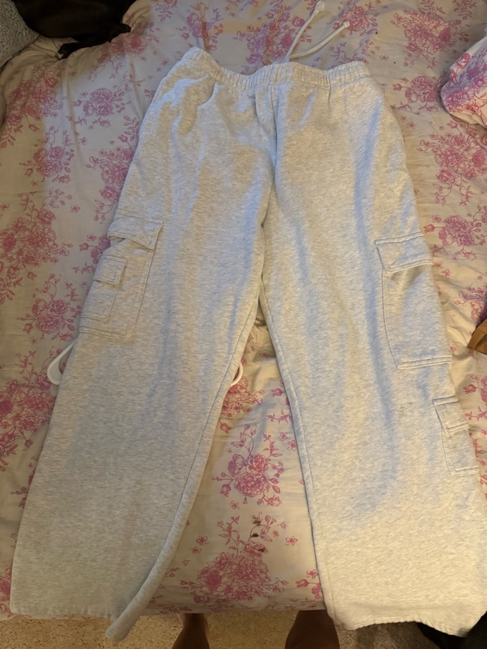 Garage Cream Lounge Hoodie with Tag Detail